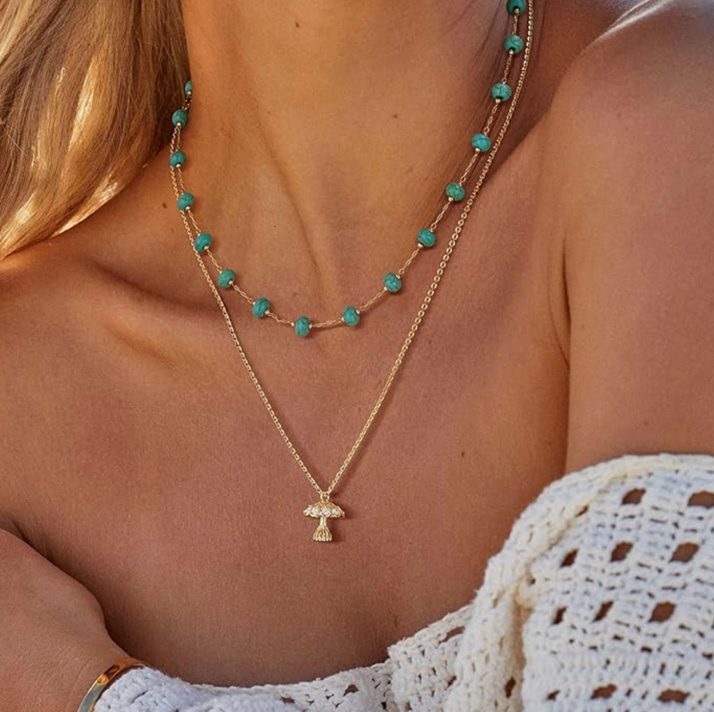 Heishi 14k Gold plated Necklace